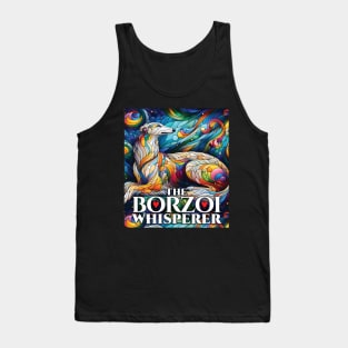 The borzoi whisperer. I love borzois. Tank Top